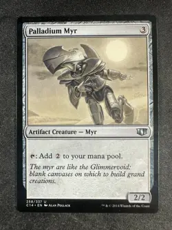 MTG Magic the Gathering 234 Palladium Myr Core Set 2021 Uncommon NM - Image 1