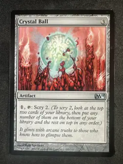 MTG Magic the Gathering 203 Crystal Ball Core Set 2011 Uncommon NM - Image 1
