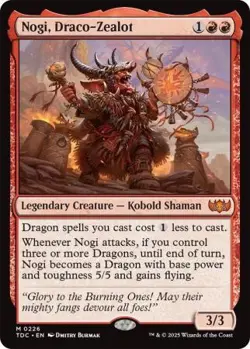 MTG Tarkir: Dragonstorm Commander - Nogi, Draco-Zealot - Image 1