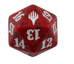 MTG Red Spindown Life Counter Planeswalker Symbol - Image 1