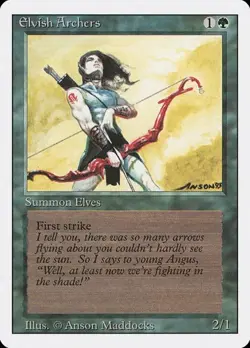 Elvish Archers Revised Edition LP MTG - Image 1