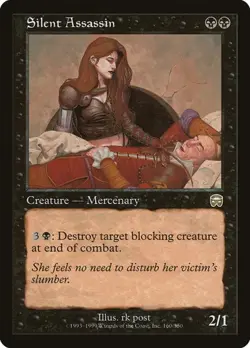 2x Silent Assassin Mercadian Masques MP MTG - Image 1