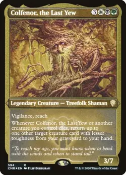 2x Colfenor, the Last Yew - Foil Etched Commander Legends LP MTG - Image 1