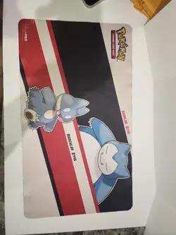 Pokemon Snorlax and Munchlax Ultra Pro Standard Gaming Playmat Pre Owned - Image 3
