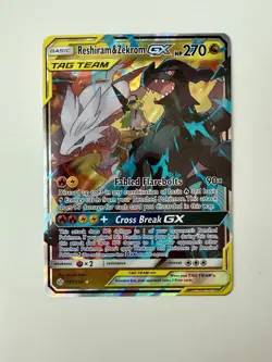 Pokemon Reshiram & Zekrom GX 157/236 Cosmic Eclipse NM - Image 1