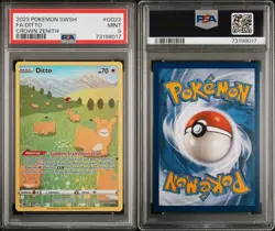 ⭐Ditto Full Art GG22/GG70⭐Pokemon TCG CROWN zenith 💎PSA 9 Mint💎 - Image 3