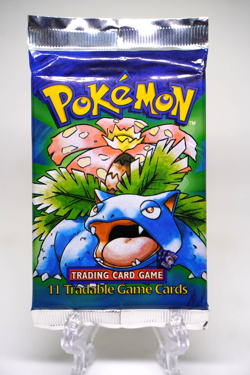 Pokemon TCG Base Set Booster Pack Shadowless Long Crimp Venusaur WOTC Sealed - Image 1