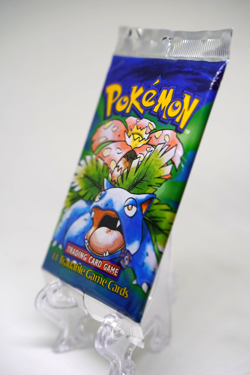 Pokemon TCG Base Set Booster Pack Shadowless Long Crimp Venusaur WOTC Sealed - Image 3