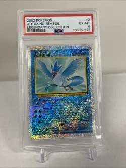 PSA 6 Articuno 2/110 Legendary Collection Reverse Holo Foil 2002 English Pokemon - Image 1