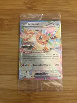 Pokemon Eevee EX 75/131 Stamped Prismatic Evolutions Surprise Box Promo Sealed - Image 1