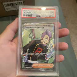 Pokemon Team Rockets Petrel 226 Full Art Destined Rivals PSA 10 - Image 1