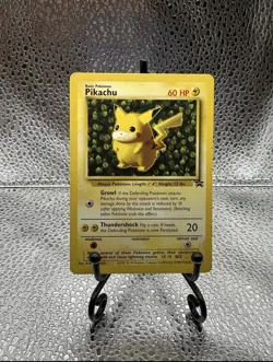 Pokemon Pikachu Promo Basic #1 Black Star - MP - Pokemon - Image 1