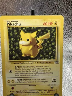 Pokemon Pikachu Promo Basic #1 Black Star - MP - Pokemon - Image 3