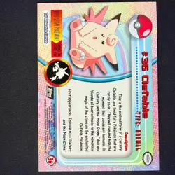 topps Pokemon TV Animation Edition Series 1 Rainbow Holo Foil #36 Clefable - Image 2