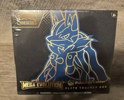 Pokemon Center Exclusive Mega Evolutions Elite Trainer Box ETB Factory Sealed - Image 1