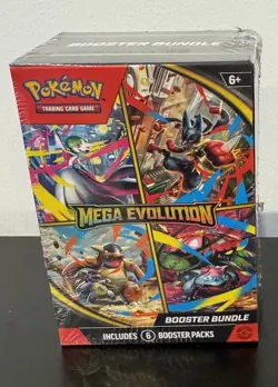 Pokemon TCG: Mega Evolution Booster Bundle 6 Booster Pack - Image 1