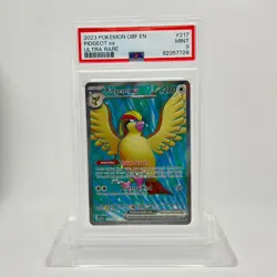 2023 Pokemon Obsidian Flames Pidgeot ex Ultra Rare #217 PSA 9 - Image 1