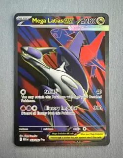 Mega Latias ex 163/132 Mega Evolution Pokemon Ultra Rare PACK FRESH / NEAR MINT - Image 1
