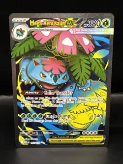 Pokemon: Mega Evolution -Mega Venusaur EX 155/132 - Ultra Rare NM - Image 3