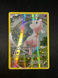 Pokemon Mew Full Art Holo Promo XY110 MP - Image 1