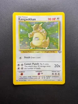 Pokemon TCG Kangaskhan Jungle 5/64 Holo Unlimited Holo Rare - Image 1