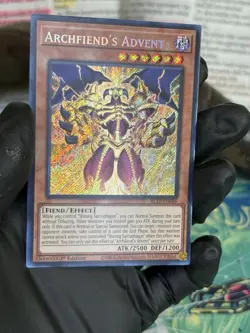Yu-Gi-Oh Archfiend's Advent BLTR-EN046 Secret Rare 1st Edition - Image 1