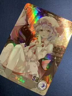 Remilia Scarlet Touhou SR 30 Holo Doujin Goddess CCG TCG Anime Waifu Card Girl - Image 3
