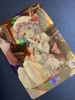 Remilia Scarlet Touhou SR 30 Holo Doujin Goddess CCG TCG Anime Waifu Card Girl - Image 4