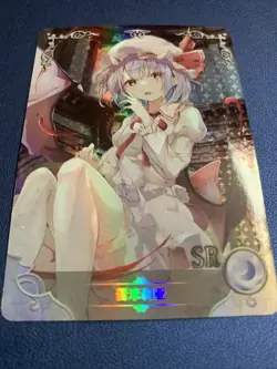 Remilia Scarlet Touhou SR 30 Holo Doujin Goddess CCG TCG Anime Waifu Card Girl - Image 5