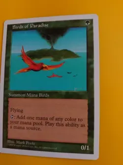 Birds of PAradise. 5Th edtiion Old Vintage. Magic the Gathering Card - Image 2