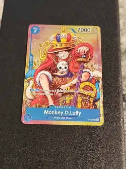 Monkey.D.Luffy P-043 Convention Promo 2024 Foil Card Has Small Indent - Image 1