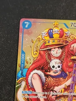 Monkey.D.Luffy P-043 Convention Promo 2024 Foil Card Has Small Indent - Image 3