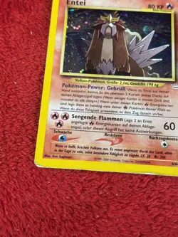 Entei 06/64 Neo Revelation Holo GERMAN Wotc Pokemon Card Played - Image 4
