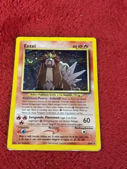 Entei 06/64 Neo Revelation Holo GERMAN Wotc Pokemon Card Played - Image 5