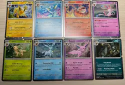Pokemon Prismatic Evolutions Costco Cosmo Promo Cards (8 Cards Total) - #02 - Image 3