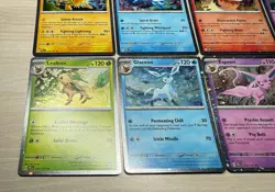 Pokemon Prismatic Evolutions Costco Cosmo Promo Cards (8 Cards Total) - #02 - Image 5