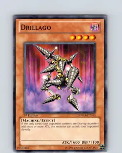 Yu-Gi-Oh TCG Drillago SDMA-EN015 1st Edition Regular Common Card LP-NM - Image 1