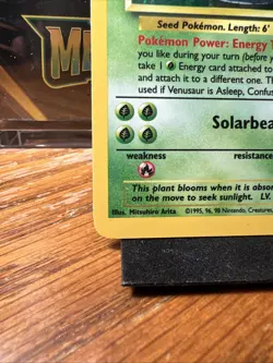 Pokemon TCG Venusaur Base Set Rare Card 15/102 Vintage Unlimited Nice Holo - Image 5