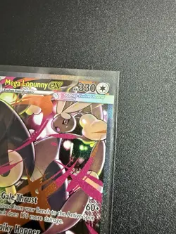 ENGLISH Mega Lopunny EX SIR 128/094 Phantasmal Flames NEAR MINT Pokemon Card - Image 5
