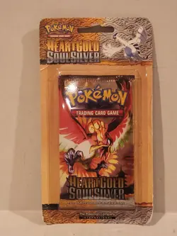 Pokemon Heart Gold Soul Silver Ho-Oh 10-Card Booster Pack Cardboard Blister 820650105203 - Image 1