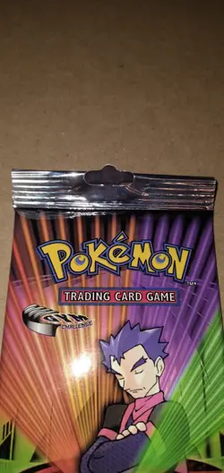 Unopened Pack of Gym Challenge Pokemon Cards - Image 2