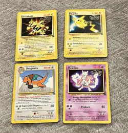 KIDS WB Presents POKEMON The First Movie BLACK STAR PROMO SET 4 cards 1999 - Image 1