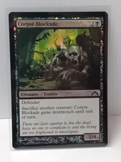MTG Magic The Gathering Card Corpse Blockade Creature Zombie Black Gatecrash - Image 1
