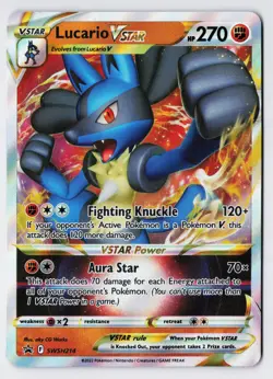 Lucario VSTAR - SWSH214 - SWSH: Sword & Shield Promo Cards Promo Holo NM - Image 1