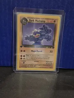 Dark Machamp 27/82 1st Edition - Team Rocket *NM* Non Holo Pokemon Card - Image 1