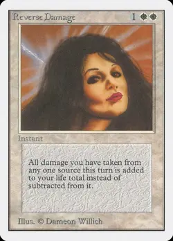 Reverse Damage Unlimited Edition MP MTG - Image 1
