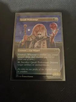 MTG Double Masters - Qasali Pridemage - Foil Borderless - Image 1
