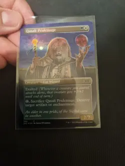 MTG Double Masters - Qasali Pridemage - Foil Borderless - Image 2