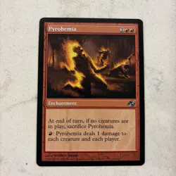 Magic the Gathering MTG Pyrohemia Red Enchantment - Image 1