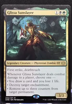 Glissa Sunslayer #202 Phyrexia: All Will Be One Regular Rare - Image 1